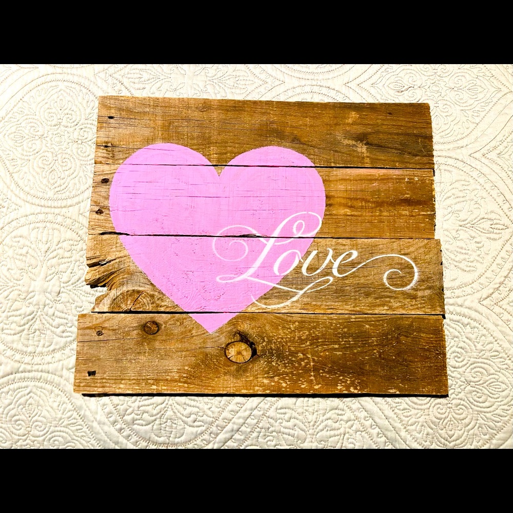 Handmade Wooden Sign